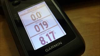 Garmin handheld GPS 73 quick review e Google Maps [upl. by Alia957]