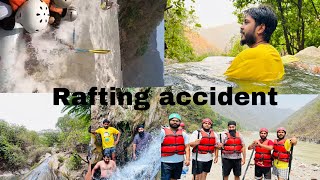 River rafting Rishikesh accident  hidden water fall [upl. by Thurstan]