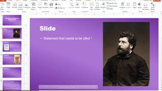 Adding Footnotes to Your Powerpoint [upl. by Ahsinhoj]