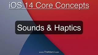 iPhone Tutorial Sounds and HapticsVibrations Settings [upl. by Aikcin]