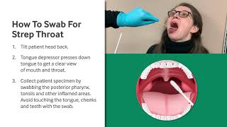 How to Swab for Strep Throat [upl. by Nesnaj]