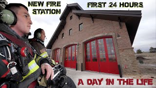 First 24 Hours in a New Fire Station  A Day in the Life [upl. by Lezned]