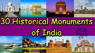 30 Famous Indian Historical Monuments With Pictures and Description  UNESCO World Heritage Sites [upl. by Heigl]