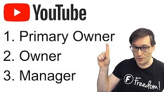 YouTube roles explained Primary owner  Owner  Manager  KYC 23 [upl. by Sommers715]