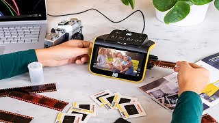 KODAK Slide N SCAN Film and Slide Scanner with Large 5” LCD Screen Convert Digital Photos [upl. by Laidlaw]