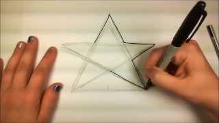 Learn How to Draw An Easy Star  iCanHazDraw [upl. by Lysander566]