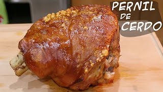 PERNIL DE CERDO AL HORNO CRUJIENTE Y JUGOSO PARA CENA DE NAVIDAD [upl. by Aelber320]