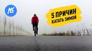 5 ПРИЧИН ЕЗДИТЬ НА ВЕЛОСИПЕДЕ ЗИМОЙ Мультиспорт [upl. by Nueormahc]