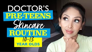 Doctor V PreTeen Skincare 1013years old  Oily congested skincare routine [upl. by Ahseyd]