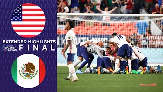 USA vs Mexico Extended Highlights  Concacaf Nations League Final  CBS Sports Golazo [upl. by Pomcroy397]