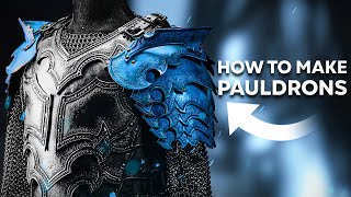 DIY Leather Pauldrons  Prince Armory Imperial Armor [upl. by Ezra]