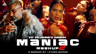 Maniac Mashup 2  Yo Yo Honey Singh  Gtesh Muzikk  Yo Yo Honey Singh New Song remix newmashup [upl. by Geller]