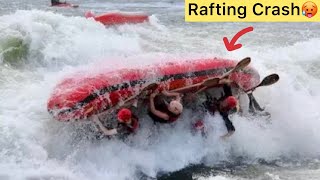 Rishikesh River Rafting Accident😱 [upl. by Enyallij698]