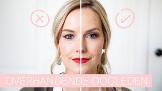 TUTORIAL dos en donts bij overhangende oogleden [upl. by Ahto]