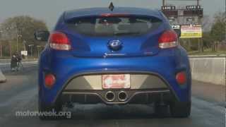 Road Test 2013 Hyundai Veloster Turbo [upl. by Ileane646]