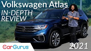 2021 Volkswagen Atlas Review Sophisticated simplicity  CarGurus [upl. by Tnomel]