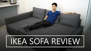 IKEA FRIHETEN Sofa Bed Review [upl. by Trebma]