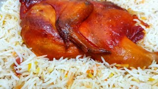 Restaurant style Yemeni Chicken Mandi Recipe without oven  Smoked flavored mandi rice [upl. by Queen]