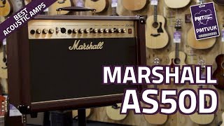 Marshall AS50D Acoustic Amplifier  Overview amp Demo [upl. by Laohcin]