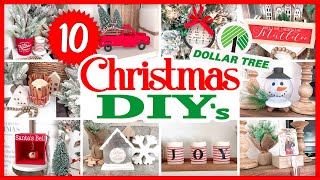 10 DOLLAR TREE Christmas Crafts for 2024 and EASY DIYs [upl. by Georas]