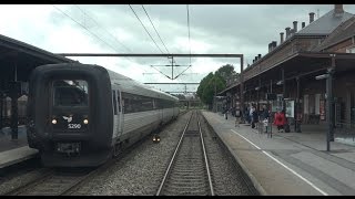 Führerstandsmitfahrt Dänemark Fredericia  Sønderborg mit IC 965 [upl. by Frager952]