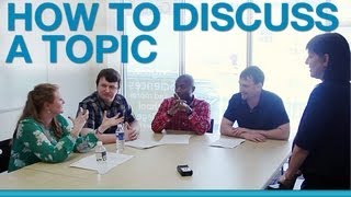 How to discuss a topic in a group [upl. by Dylana]