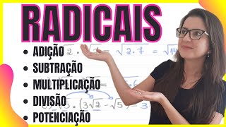 OPERAÇÕES COM RADICAIS 👩‍🏫 PROF GISELE RAMOS [upl. by Hamlet]