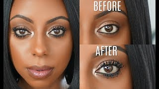 How to make your EYELASHES appear LONGER Mascara routine  Jessica Pettway [upl. by Moitoso474]