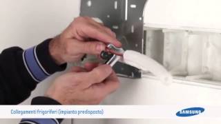 Video Installazione Monosplit Samsung [upl. by Rhine]