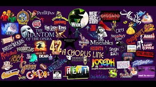 Top 100 Musical Theater Songs [upl. by Olyhs556]