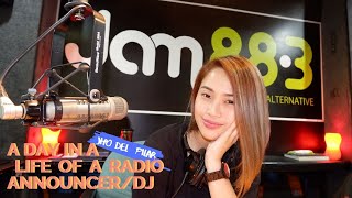 DAY IN A LIFE OF A RADIO ANNOUNCERDJ AT JAM 883  PHILIPPINES  Jho Del Pilar  Jhodesaga [upl. by Niknar]