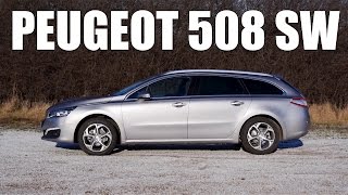 ENG Peugeot 508 SW 2015  Test Drive and Review [upl. by Eeral]