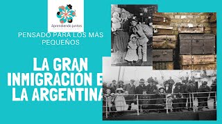 La inmigración en Argentina  Primer ciclo [upl. by Nemracledairam858]