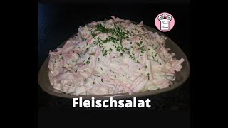 Fleischsalat  wie vom Metzger  3 Zutaten [upl. by Meil72]