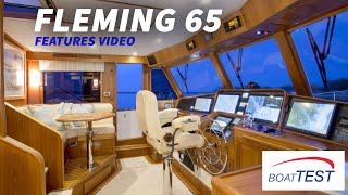 Fleming Yachts 65 2020  Features Video [upl. by Adnuhsar]