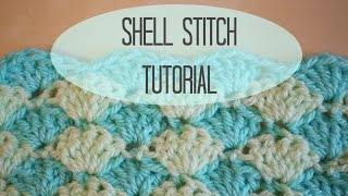 CROCHET Shell stitch tutorial  Bella Coco [upl. by Atikkin150]