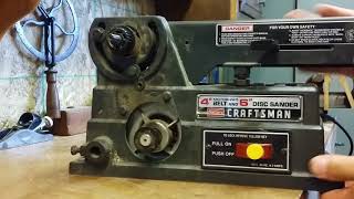 Fixing the Sander  Rebuilding the Craftsman 4x36 belt sander [upl. by Jeritah201]