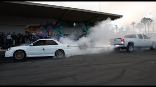 HOONIGAN Club Days  WRX STI vs DuraMAX [upl. by Dylane242]