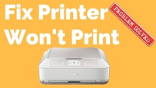 How to Fix A Printer That Wont Print [upl. by Elnar]