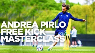 Andrea Pirlo Free Kick Masterclass  INSIDE TRAINING [upl. by Leffen]