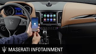 Maserati Infotainment series Apple CarPlay™ [upl. by Ellemrac]