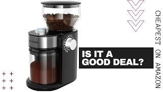 SHARDOR ELECTRIC COFFEE BURR GRINDER UNBOXING AND REVIEW  Cheapest Burr Grinder On Amazon [upl. by Morly]