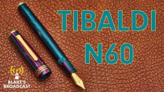 Tibaldi N60 Fountain Pen Review 4K [upl. by Yenobe]