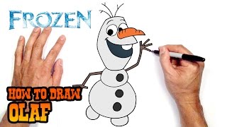 How to Draw Olaf  Frozen [upl. by Lindgren]