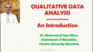 Qualitative Data Analysis An Introduction [upl. by Suhpesoj]