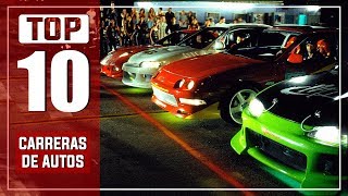 Las 10 Mejores Películas sobre CARRERAS de AUTOS 🚗 [upl. by Kolodgie]