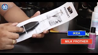 IKEA MILK FROTHER Review amp Battery Installation [upl. by Idorb]