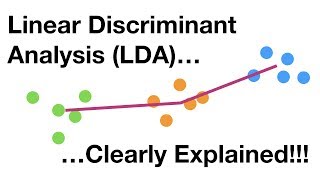 StatQuest Linear Discriminant Analysis LDA clearly explained [upl. by Averyl]