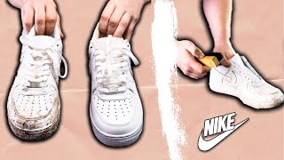 COMMENT NETTOYER SES CHAUSSURES 👟  FACILE RAPIDE ET SANS PRODUITS [upl. by Ynohtnacram]