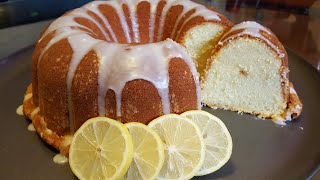 How to make a Lemon Pound Cake from scratch [upl. by Marelda]